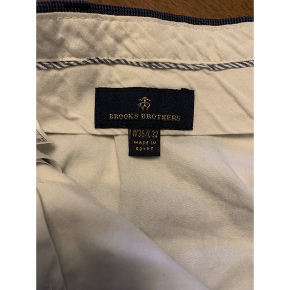Brooks Brothers Men's Classic fit Dress Pants 34x30.5 Blue Wool blend - Picture 9 of 16
